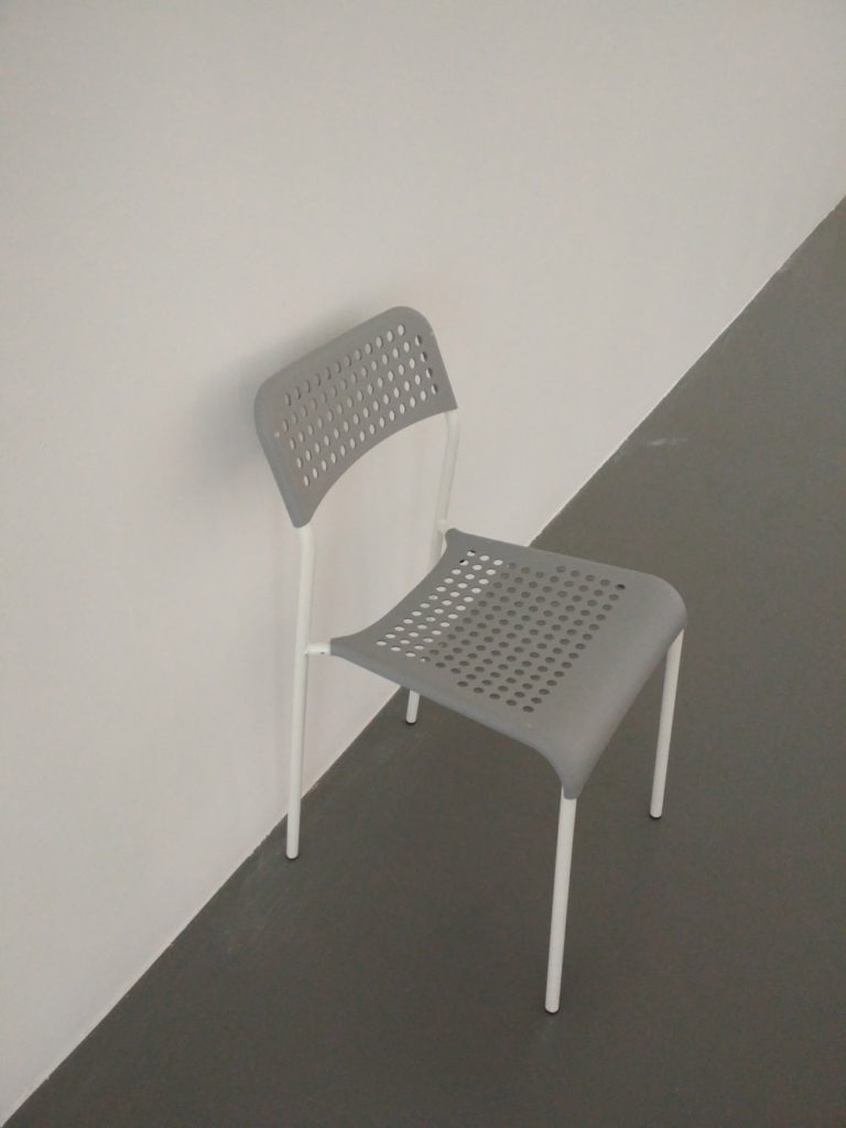 IKEA ADDE chair, grey/white, ￦15,000